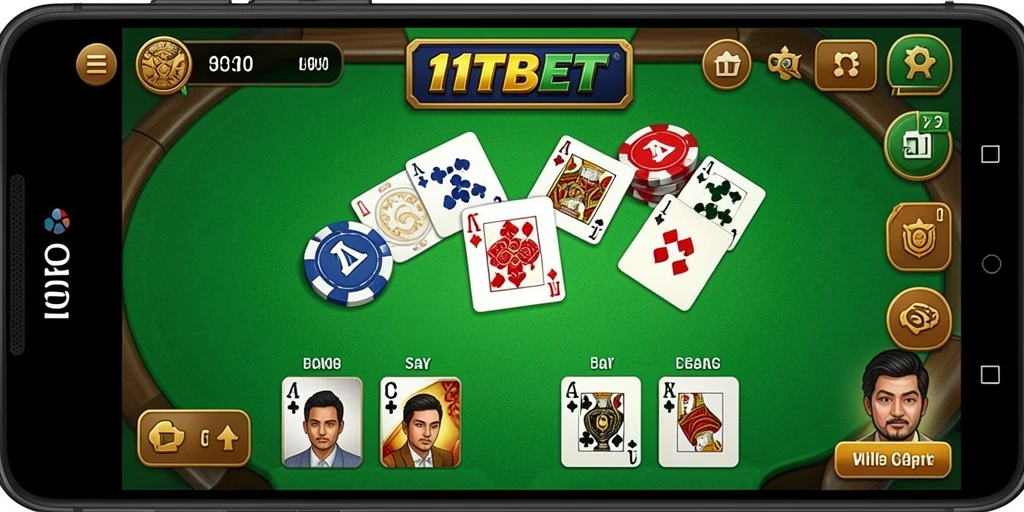 Tampilan gameplay seru dari 11TBET dengan domino yang menarik.