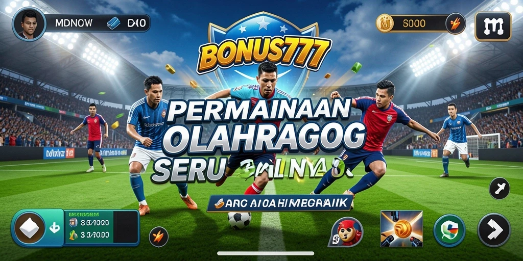 Tampilan gameplay BONUS777 yang mendebarkan dan interaktif.