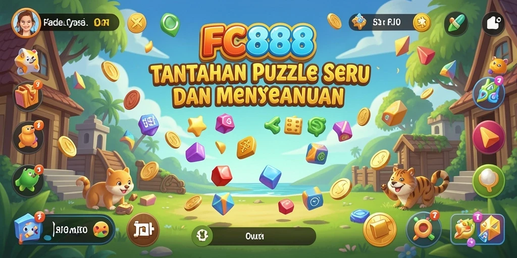 Tampilan seru gameplay Puzzle yang menantang dan menyenangkan.
