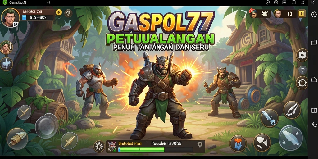 Tangkapan layar menunjukkan pemain menjelajahi dunia GASPOL77 yang menakjubkan.