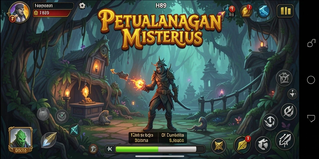 Tampilan gameplay seru H89 saat menjelajahi dunia penuh petualangan.