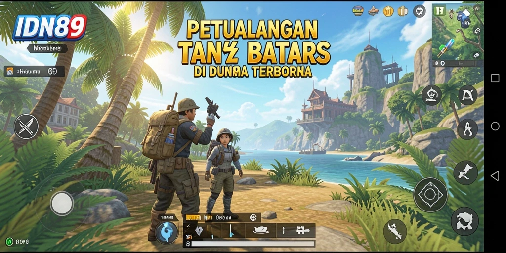 Gameplay IDN89 menampilkan eksplorasi dunia terbuka yang menakjubkan.