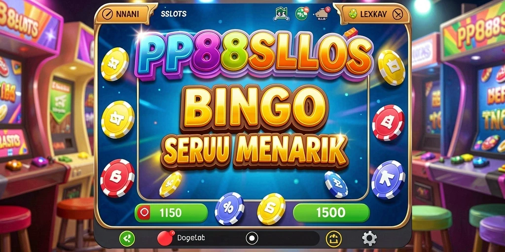 Tampilan utama gameplay Bingo PP88SLOTS yang menarik dan interaktif.