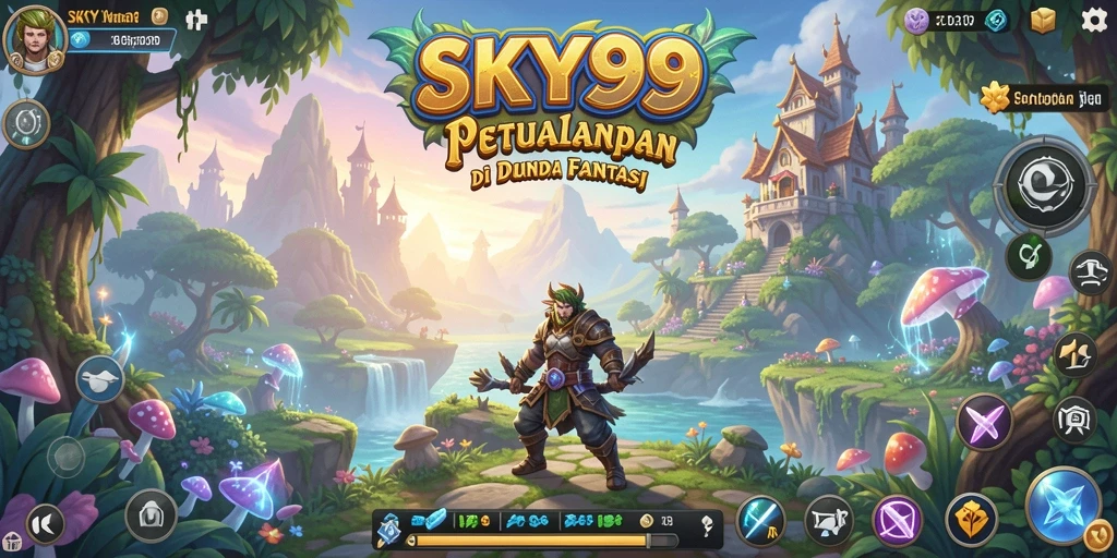 Tampilan gameplay SKY99 yang menakjubkan di dunia petualangan.